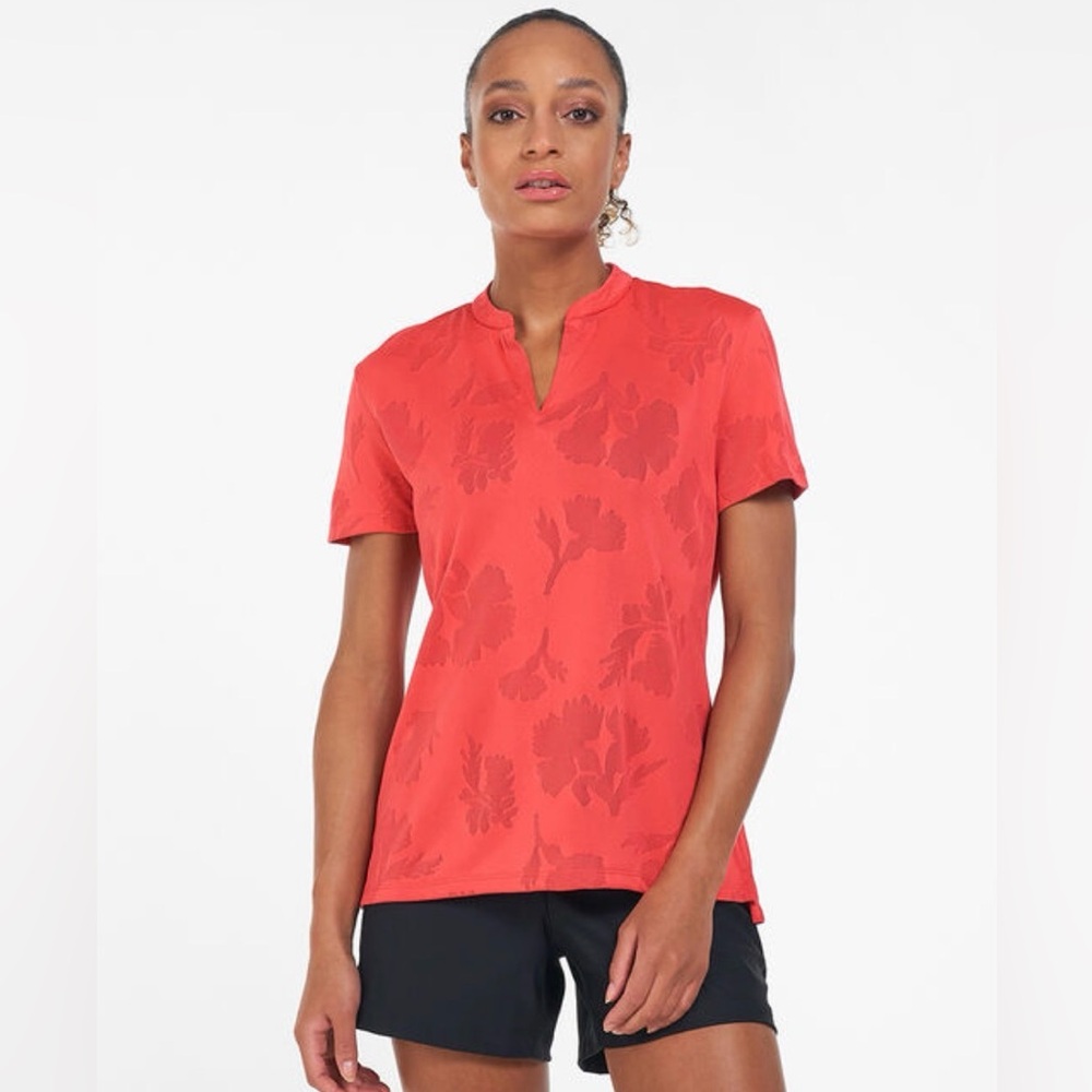 Nike Women's Dri-FIT Victory Floral Jacquard Golf Polo Size Large